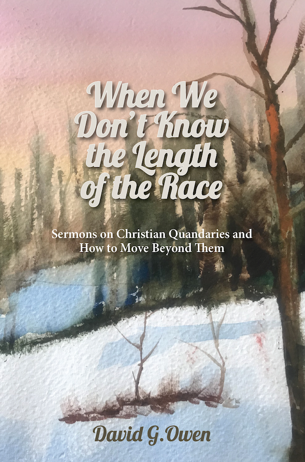 An image of the cover of 'When We Don't Know the Length of the Race'